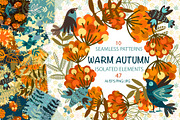 WARM AUTUMN, a Pattern Graphic by Tanna.ART (Thumbnail 1 of 14)