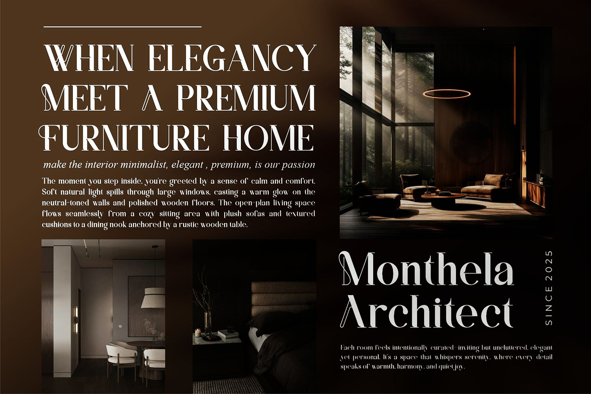 Trentia || Modern Serif Font, a Serif Font by Idea Studio (Photo 5 of 10)