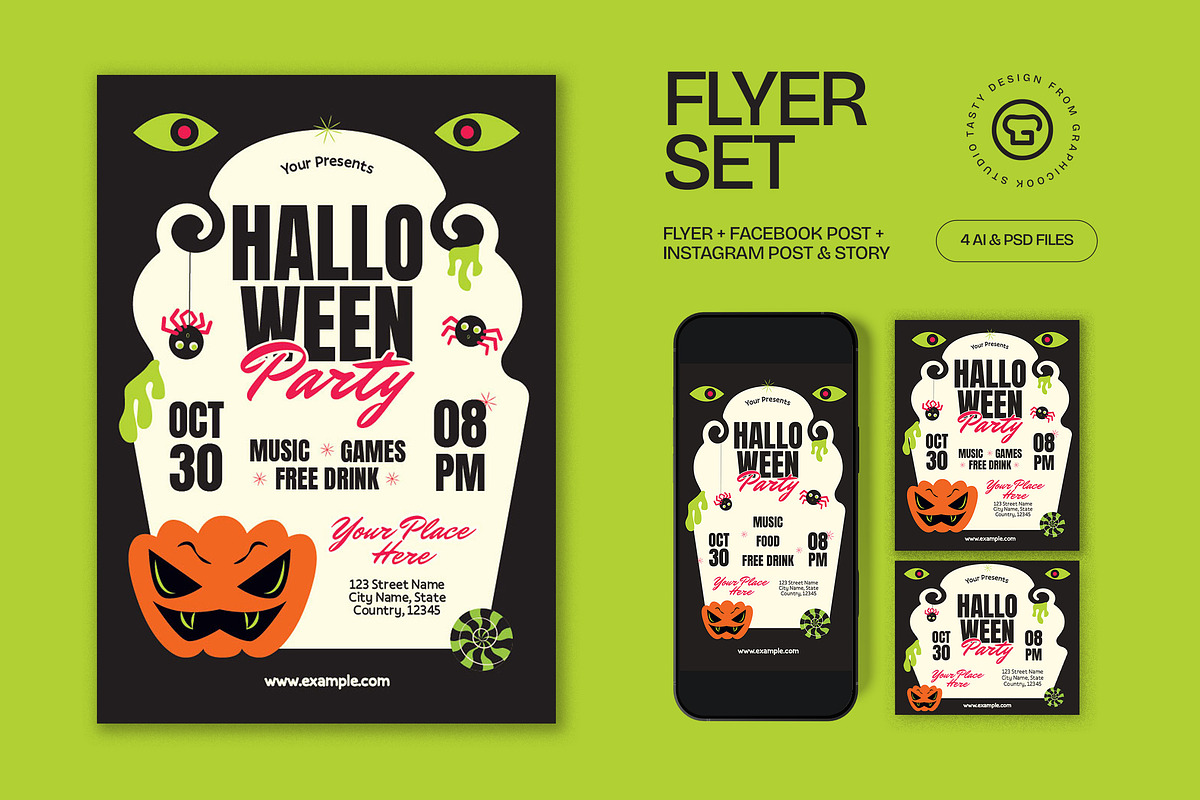 Halloween Party Flyer