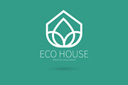 Eco house logo, a Branding & Logo Template by Logocreative (Thumbnail 3 of 3)