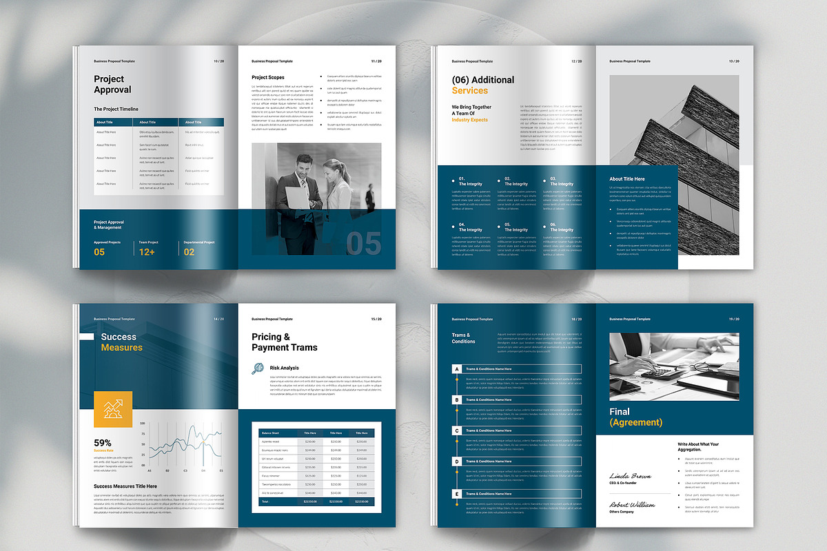 Business Proposal Template, a Brochure Template by Spark_Creative (Photo 15 of 16)