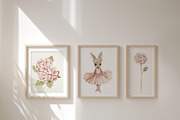 Ballet Blossoms Watercolor clipart, an Object Graphic by NikiArts (Thumbnail 10 of 11)
