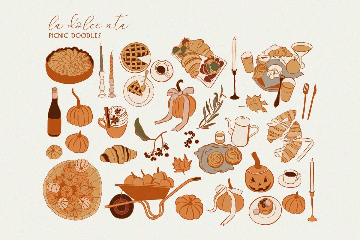 Italian Autumn - La Dolce vita Vol 2, an Object Illustration by lokko studio (Photo 2 of 9)