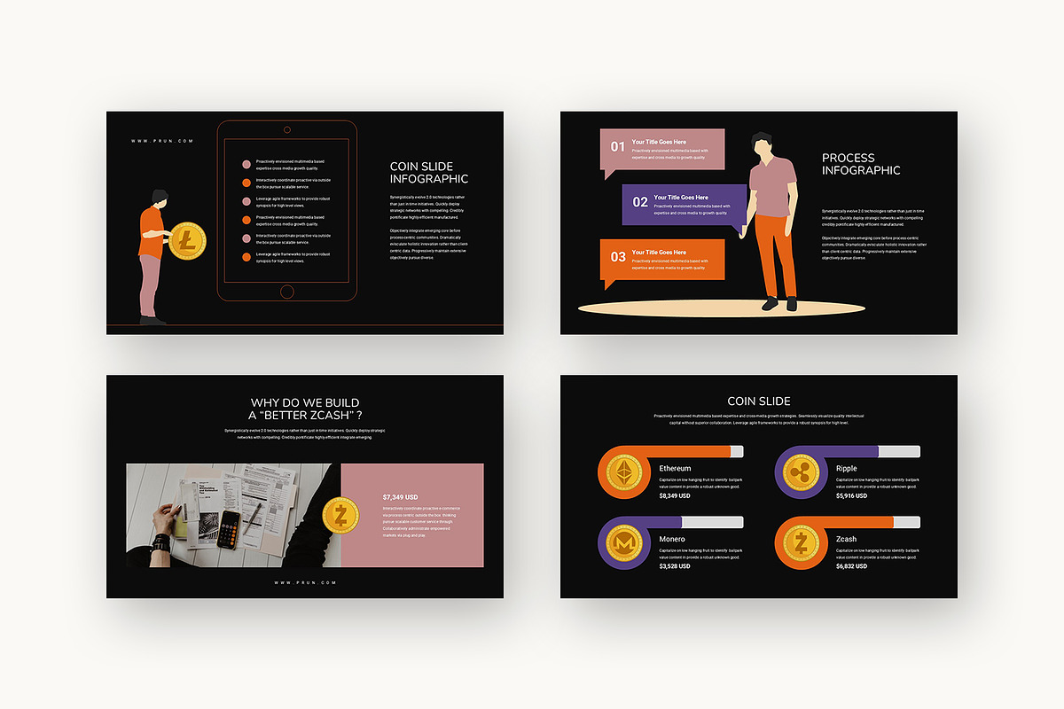 Prun : Crypto Business Powerpoint, a Presentation Template by Punkl Camp (Photo 14 of 16)