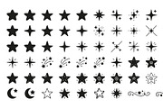 Hand Drawn Star and Sparkles Doodles, an Object Graphic by zahidhossainalif (Thumbnail 12 of 13)