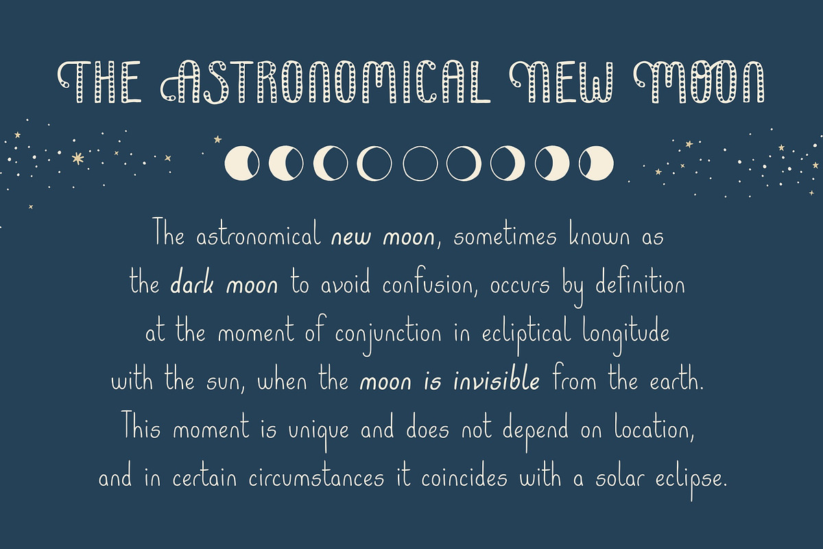 Moonless Handmade Font Duo, a Script Font by Franzi draws (Photo 3 of 5)
