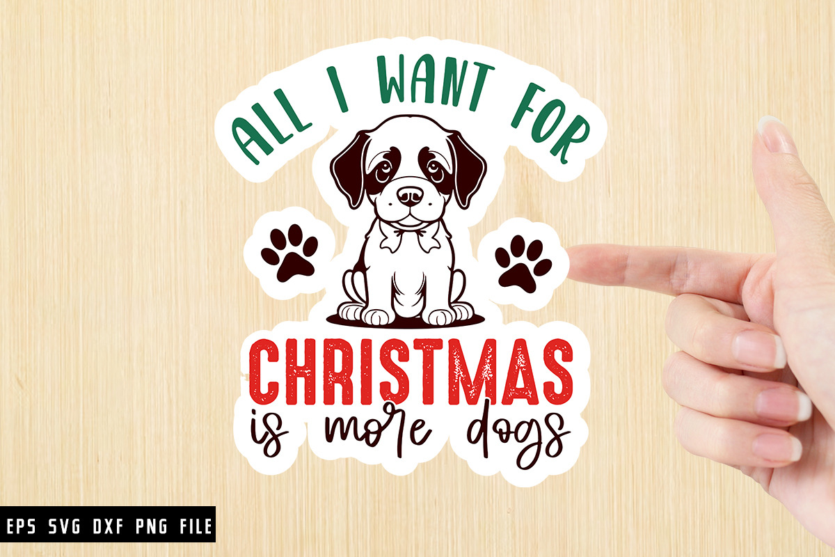 Christmas Dog Sticker Bundle, a Graphic by crative8112 (Photo 2 of 12)