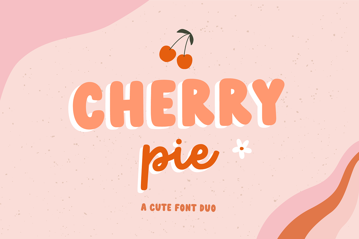 Cherry pie | Font duo, a Sans Serif Font by AngelinaKovel (Photo 1 of 12)