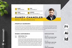 Minimal CV, a Resume Template by Attractive Resume