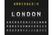 Mechanical Airport Flip Board, an Object Graphic by Vector and Templates (Thumbnail 2 of 6)
