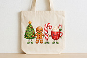 Cute Christmas Characters Doodle PNG, a Seasonal Illustration by CraftArtStudio (Thumbnail 2 of 4)