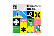 Modern Geometric Creative template, an Education Illustration by Creative Graphics (Thumbnail 11 of 12)