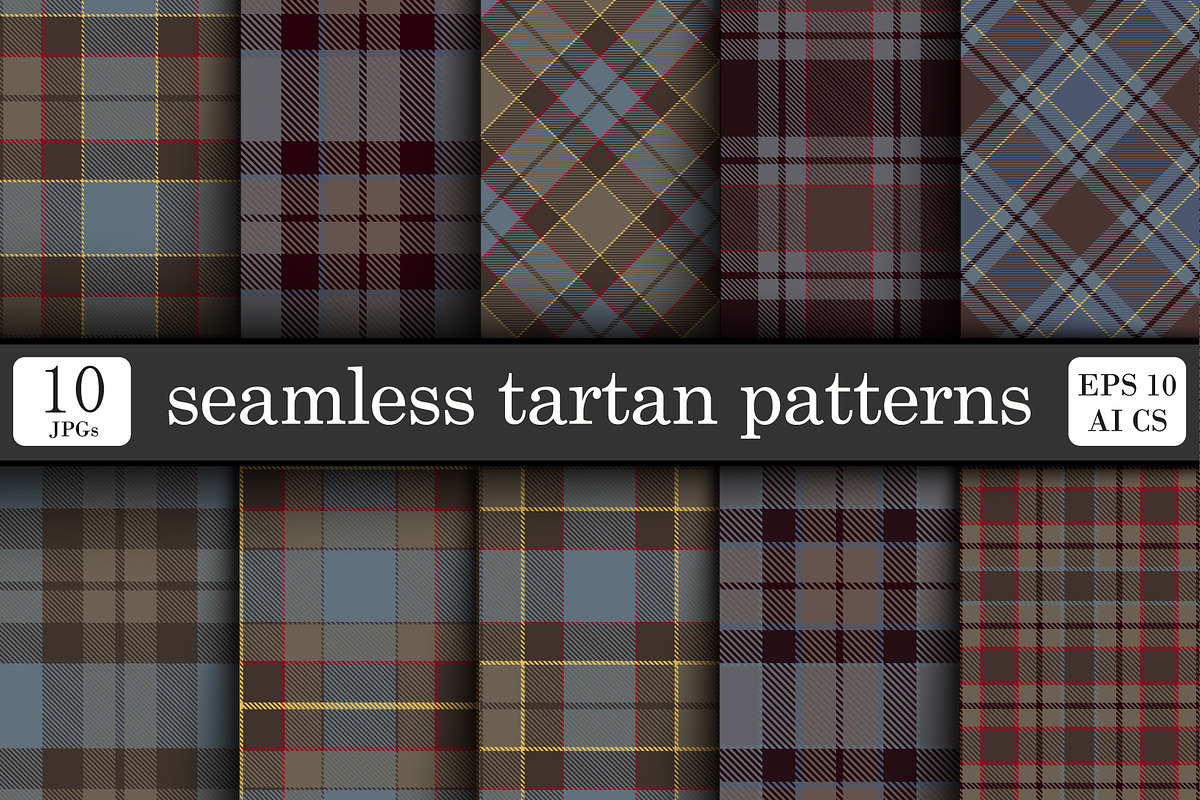 Creative Tartan Plaid, a Pattern Graphic by Vectorchoice (Photo 1 of 5)