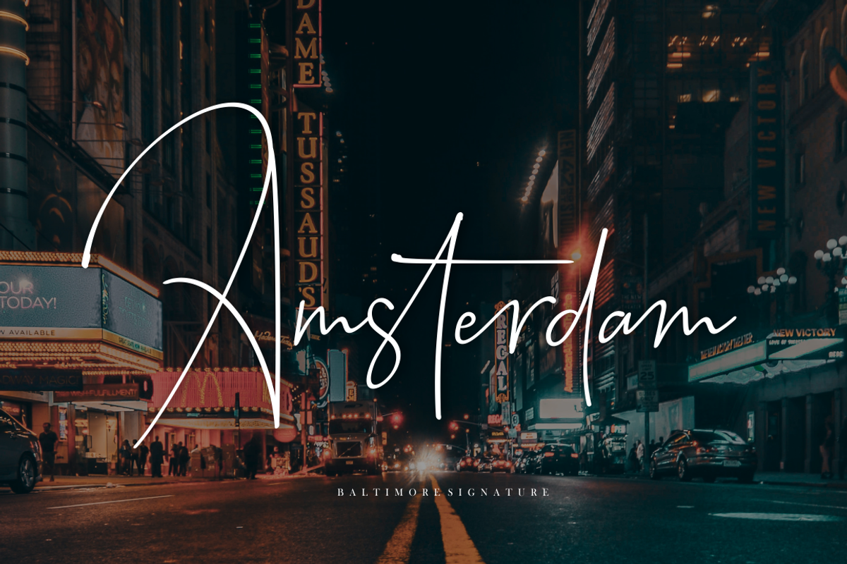 Baltimore - 4 Font Family preview 5