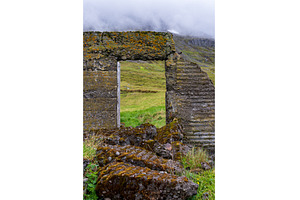 Abandoned farm buildings near, a Nature Photo by Backyard Stock