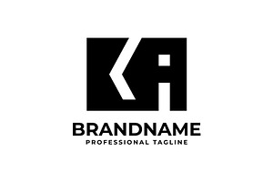 Letters KA Monogram Logo