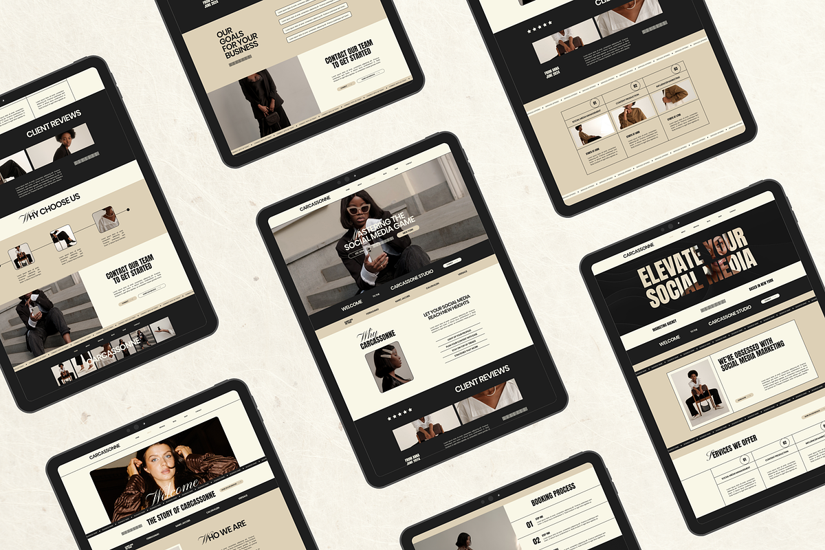 Wix Website Template Small Business, a Wix Template by Branding Babe Co. (Photo 5 of 10)
