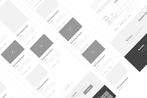 Axure Responsive Template Blog 4