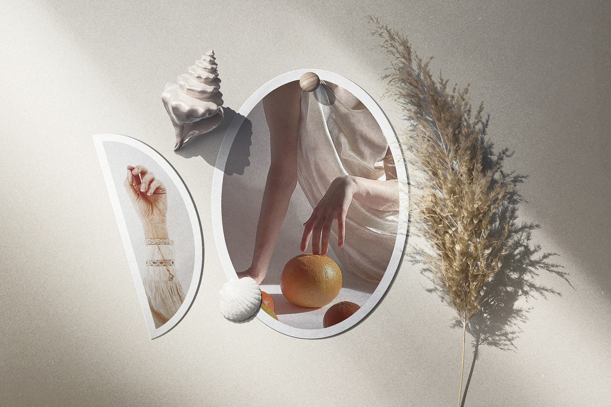 Modern moodboard mockup kit, a Product Mockup by Creatoom (Photo 7 of 23)