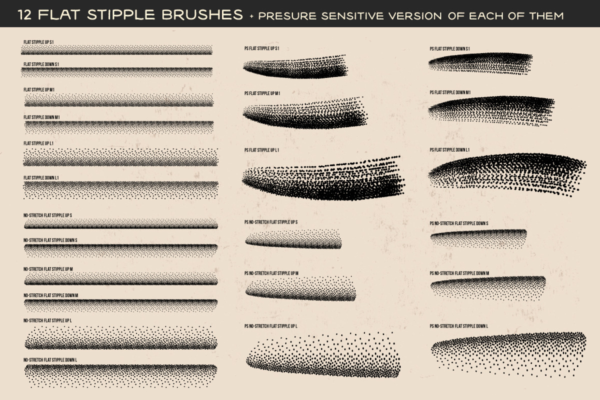 Tattoo Art Brushes for ILLUSTRATOR, a Brush Add-On by BAD TASTE (Photo 7 of 11)