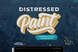 Distressed Paint Set for Procreate