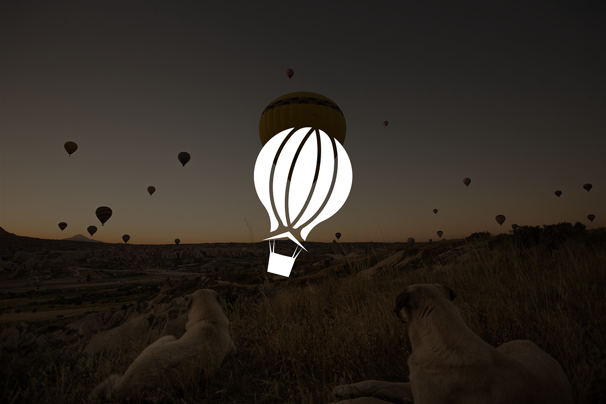 Minimalist Hot Air Balloon Logo, a Branding & Logo Template by Luxury Logos (Photo 2 of 4)