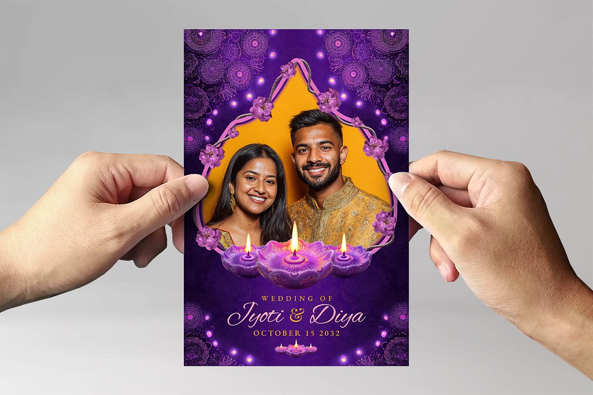 Indian Wedding / Diwali Flyer, a Stationery Template by BrandPacks (Photo 4 of 5)