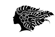 Floral Woman Face Silhouette Bundle, an Illustration by jahid234 (Thumbnail 5 of 31)