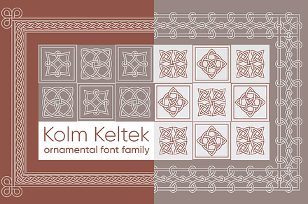 Kolm Keltek, a Symbol Font by 2DTypo