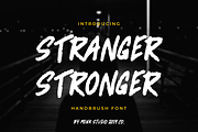 Stranger Stronger, a Handwritten Font by MenkType Studio (Thumbnail 1 of 5)