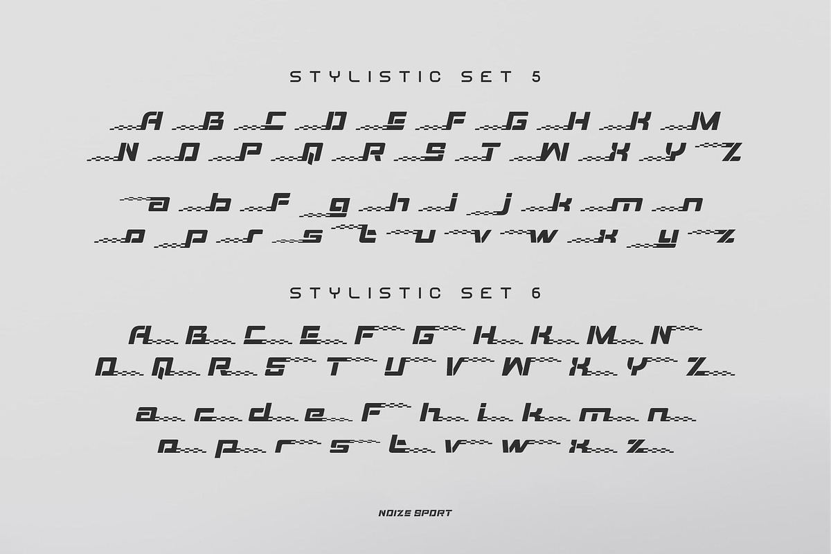 Noize Sport Typeface, a Sans Serif Font by alit design (Photo 3 of 16)