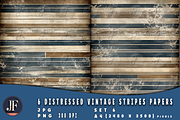 Distressed Vintage Stripes Papers 6, a Background Graphic by Joaquin Fernandez Studio (Thumbnail 4 of 4)
