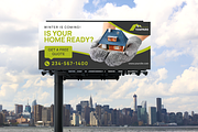 Home Insulation Service Billboard, a Marketing Template by Rongbaaz (Thumbnail 1 of 2)