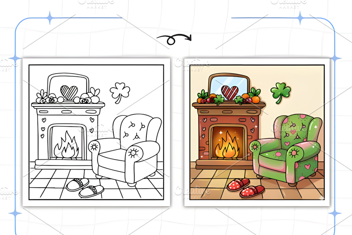 Bold and Easy Cozy Nooks, a Decorative Illustration by Ink Gallery (Photo 2 of 9)