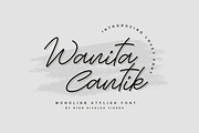 Wanita Cantik, a Handwritten Font by Ryan Rivaldo Vierra (Thumbnail 1 of 7)
