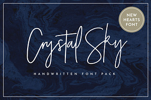 Crystal Sky Font (New Update!), a Script Font by Sam Parrett