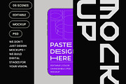Smartphone Mockup, an iPhone Mockup by hiddemaru (Thumbnail 4 of 4)