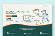 CloudWave - Business Web Responsive, an UI Kit Template by Digibulbo (Thumbnail 3 of 6)