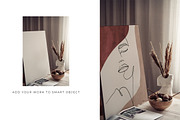 WHITE CANVAS. MOCKUP BUNDLE., a Poster Template by OntheMoon (Thumbnail 5 of 10)