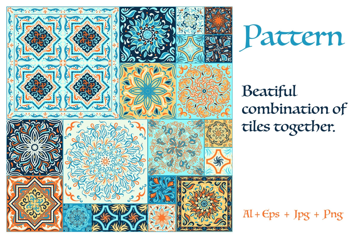 70 Tile Patterns, a Pattern Graphic by Irina Skaska (Photo 17 of 17)