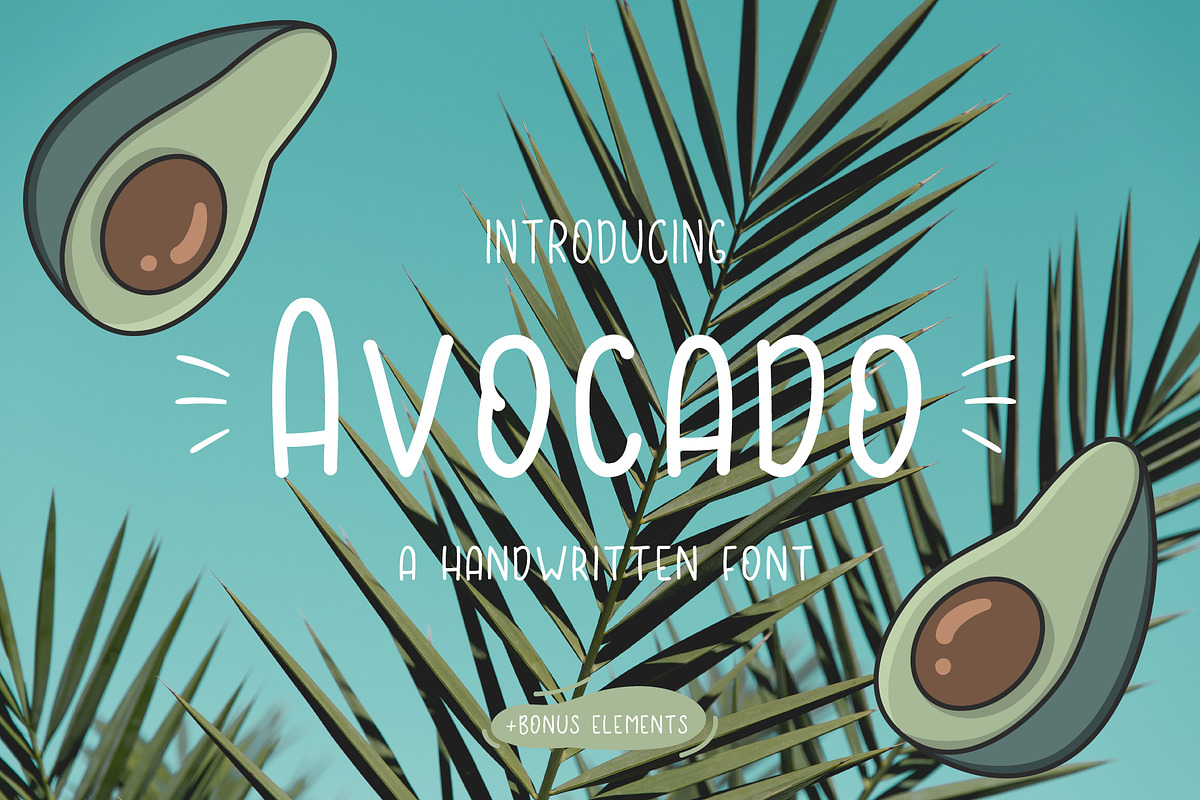 Avocado font