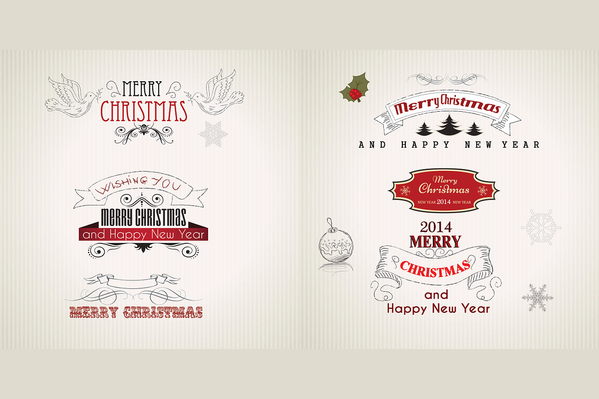 Christmas Tags, a Decorative Illustration by Believe Creatives (Photo 2 of 3)