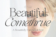 Beautiful Comethrue Family 54 Fonts, a Serif Font by Sealoung (Thumbnail 1 of 18)