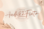 Andhika Finta - Handwritten Font, a Script Font by StringLabs (Thumbnail 16 of 16)