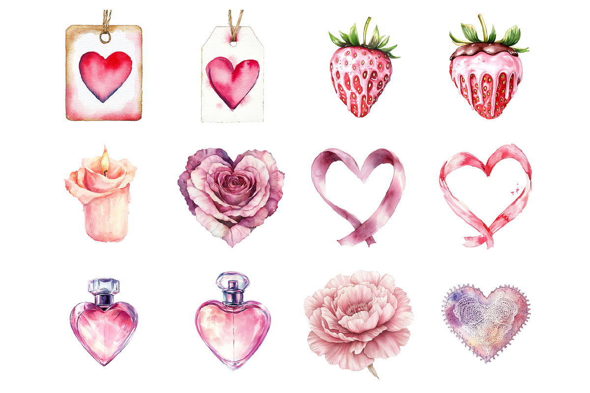 Valentines Day Clipart, an Illustration by Design Market (Photo 2 of 3)