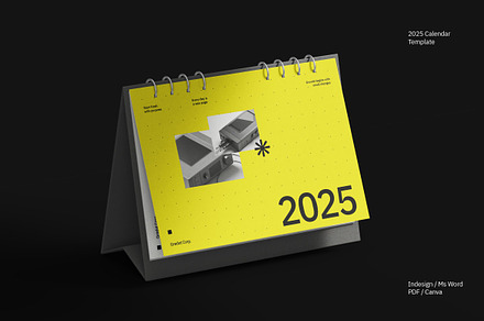 Yellow 2025 Calender - Gredot
