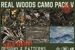 Real Woods 6x Seamless Camou Pack