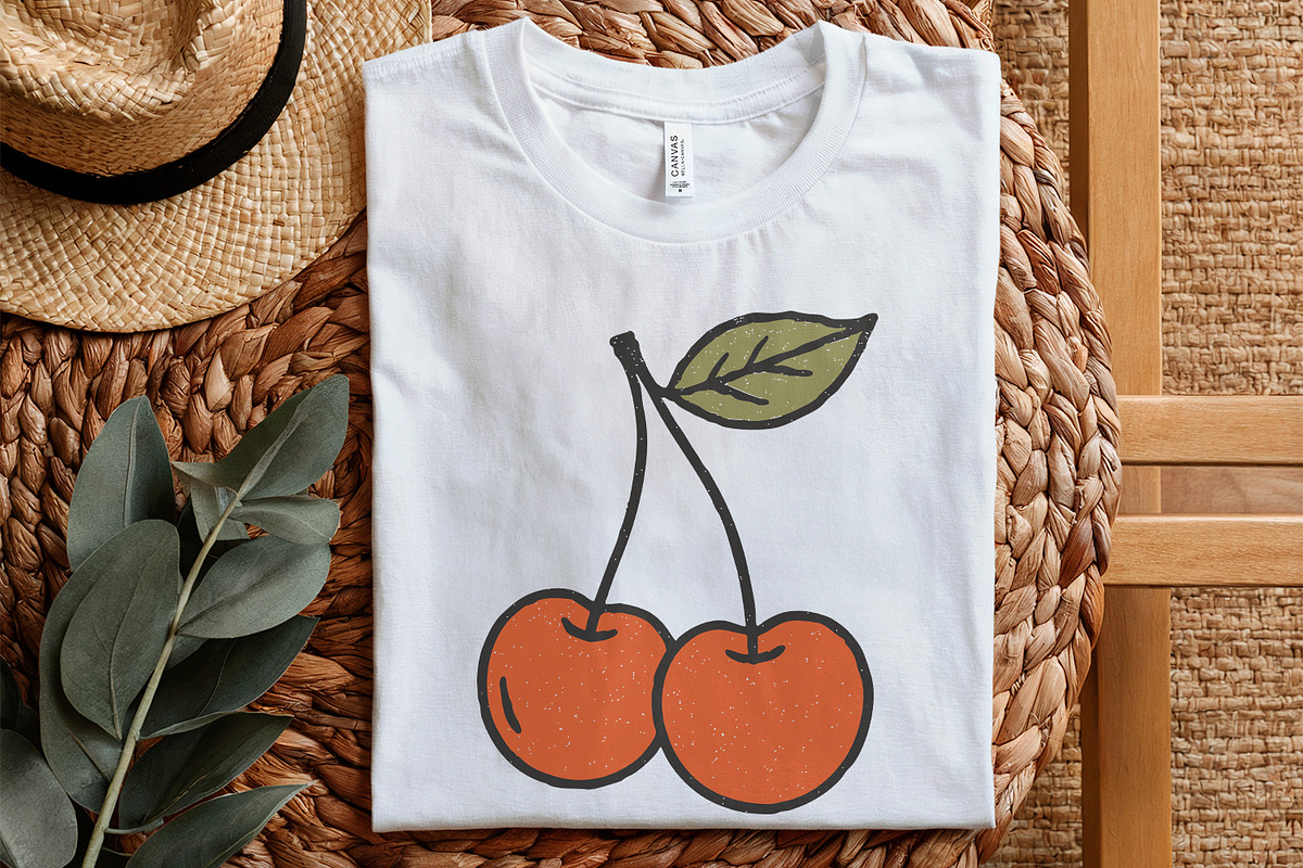 Trendy Cherry Retro Aesthetic, an Illustration by SharpMarketplace (Photo 5 of 9)