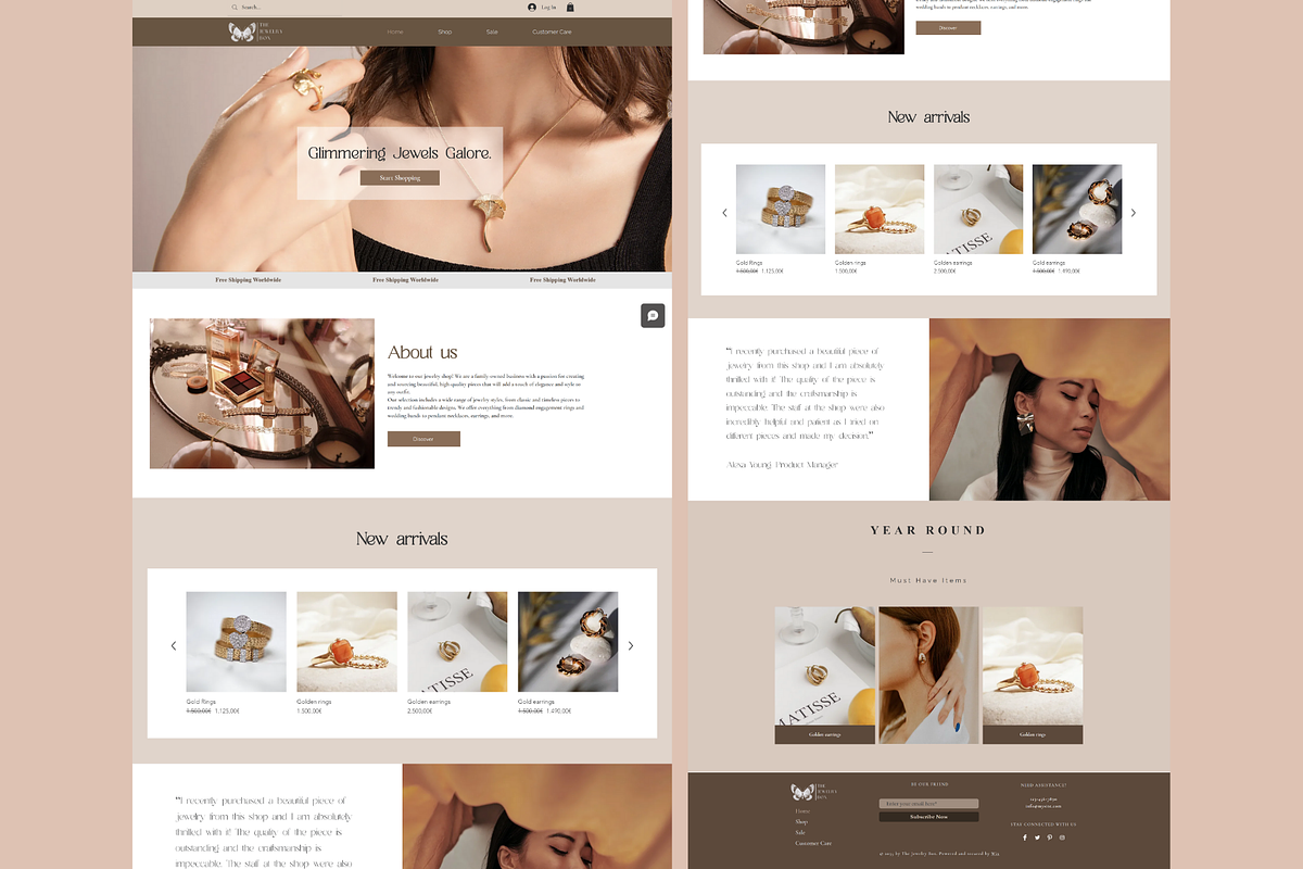 Wix Website Template E-commerce, a Wix Template by Wixify Studio (Photo 2 of 10)