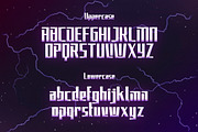 Elecstrom - Storm Display Font, a Font by Typefactoryco (Thumbnail 2 of 9)